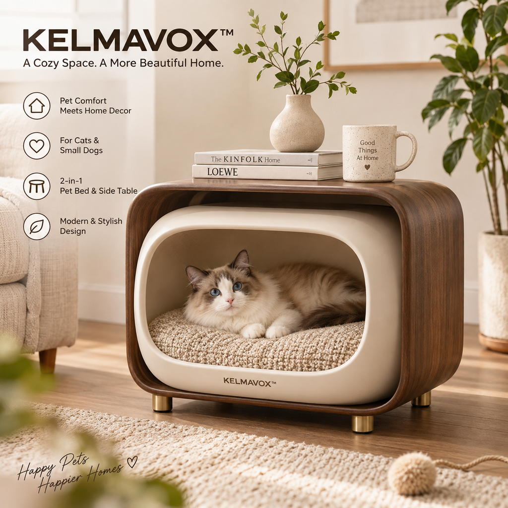KELMAVOX™ LumaNest Pet Window Bench